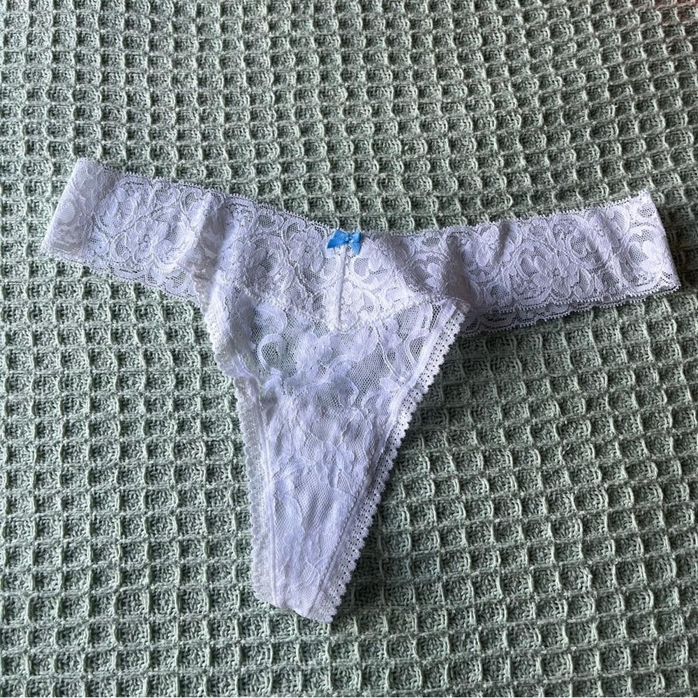 Bridal / Bride Lace Thong - One Size
